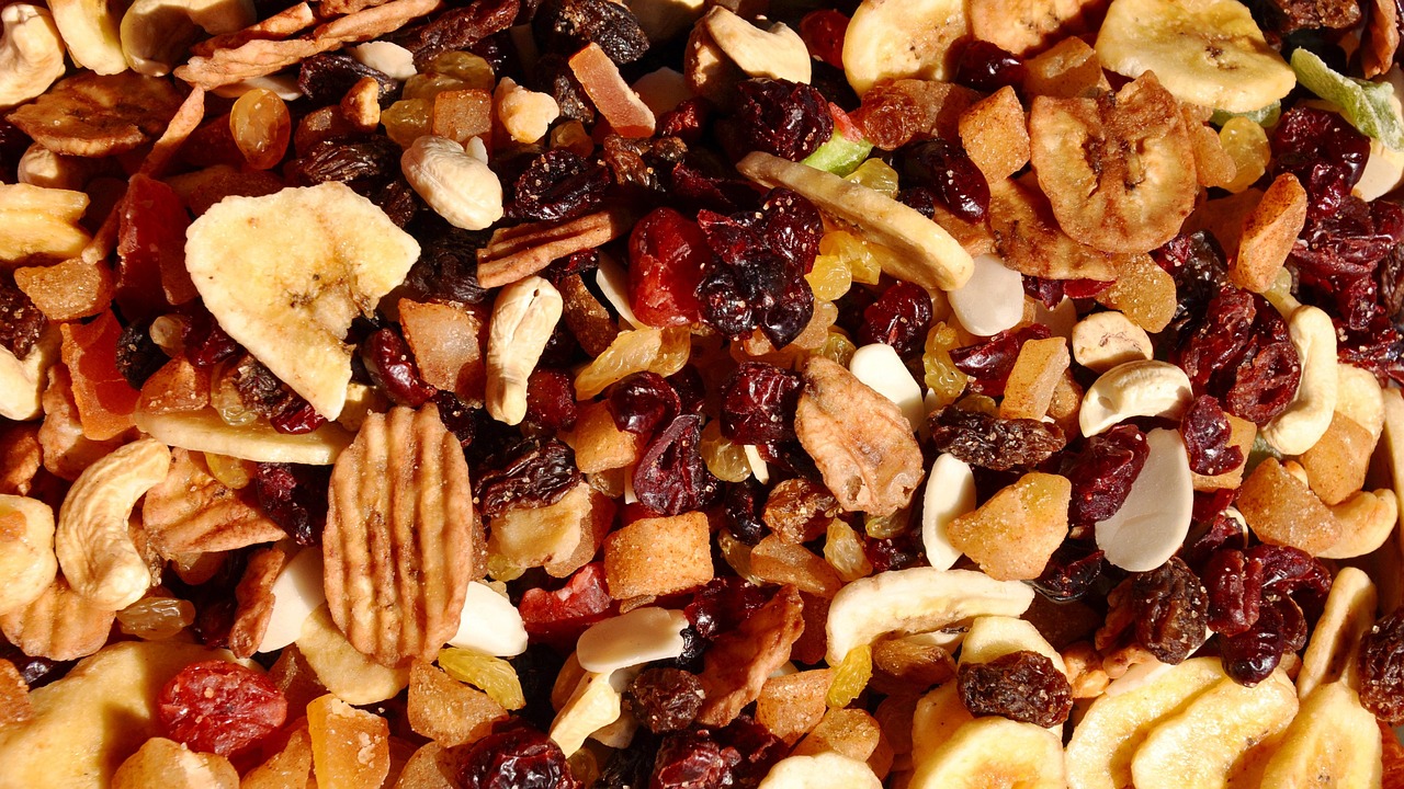 Dehydrated Fruits and Nuts Storage Survival Food Emergency Storage
